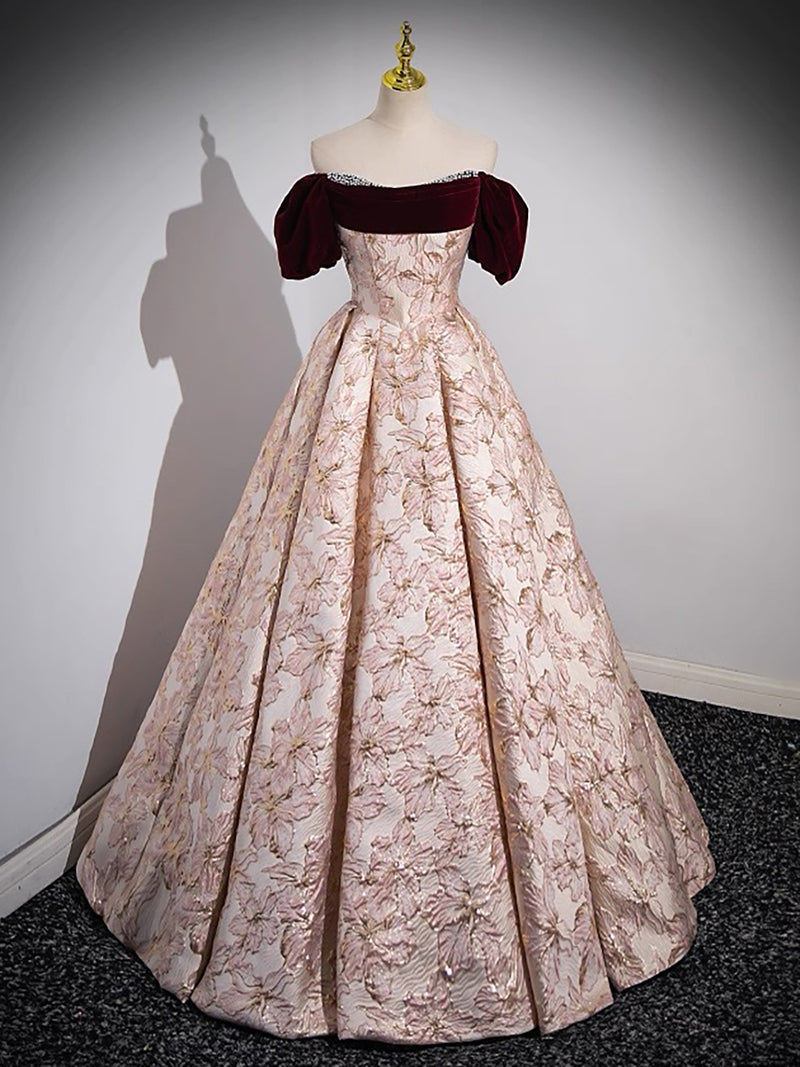 pink champagne colored prom dresses A-Line Printed Satin Floor Length Dress with Beads Package Contents Kleur:Zwart Cinderella divine Heart of Haute Palm Springs Bead Mini