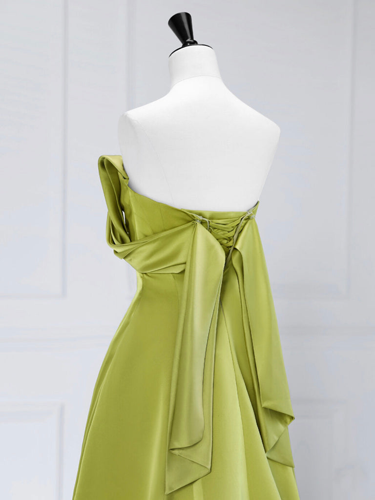 Off the Shoulder Green Satin Long Prom Dresses, Off Shoulder Green Satin Long Formal Evening Dresses, US 10 / Green as Pics / No Rush Off the Shoulder Green Satin Long Prom Dresses, Off Shoulder Green Satin Long Formal Evening Dresses, US 10 / Green as Pics / No Rush