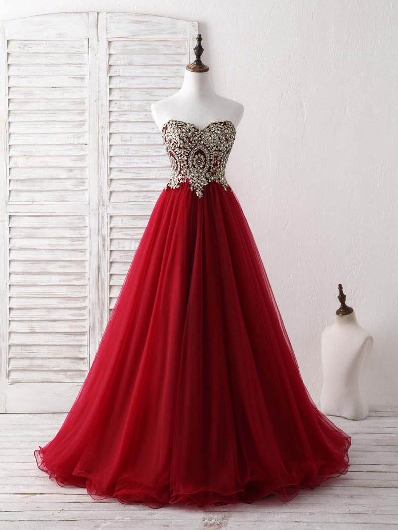 burgundy applique prom dresses LaDivine S530 Long Fitted Applique Formal Slit Prom Dress