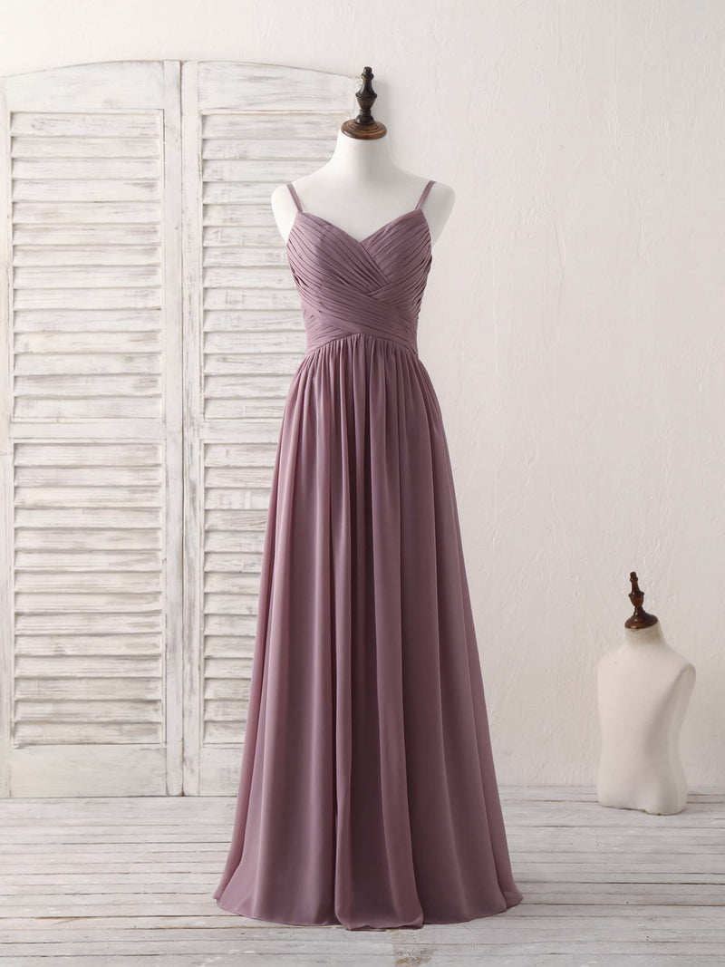Simple V Neck Chiffon Long Prom Dress Dark Pink Bridesmaid Dress Custom Size / Dark Purple(As Picture) Simple V Neck Chiffon Long Prom Dress Dark Pink Bridesmaid Dress Custom Size / Dark Purple(As Picture)