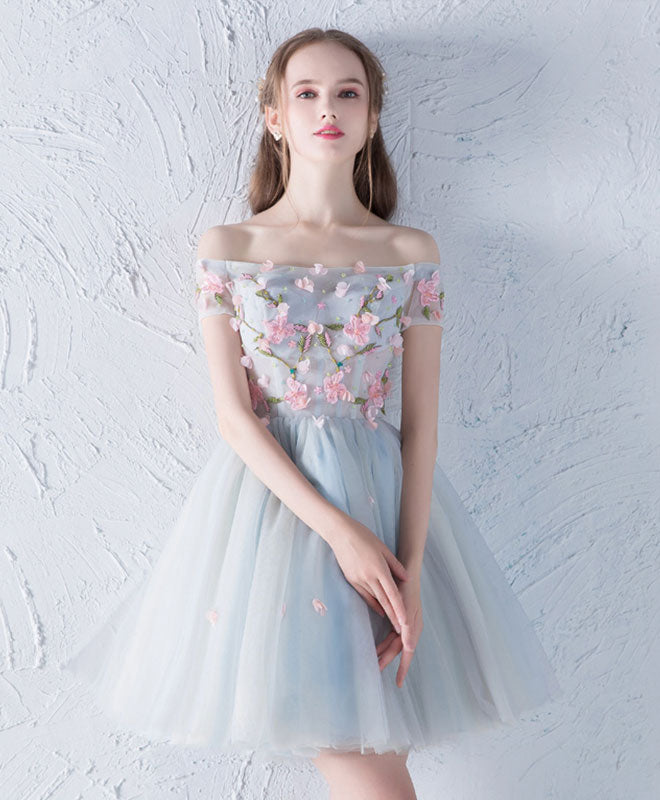 embroidered-lace-applique short homecoming dress LaDivine CD0189 Sequin Beaded Lace Applique Short Prom Dress The Dress Outlet