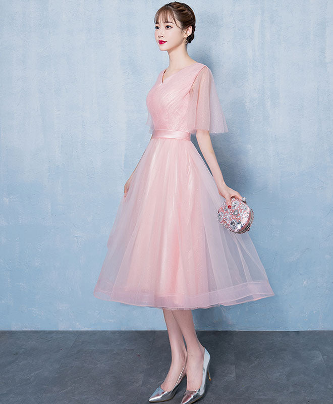 plunge neck tulle mini dress V neck Tulle Mini Dress