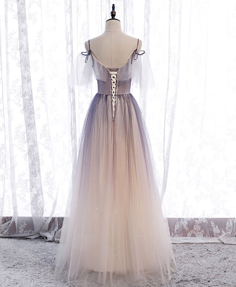 Light Purple Tulle Sequin Long Prom Dress, Purple Formal Party Dress US 6 / Custom Color Light Purple Tulle Sequin Long Prom Dress, Purple Formal Party Dress US 6 / Custom Color
