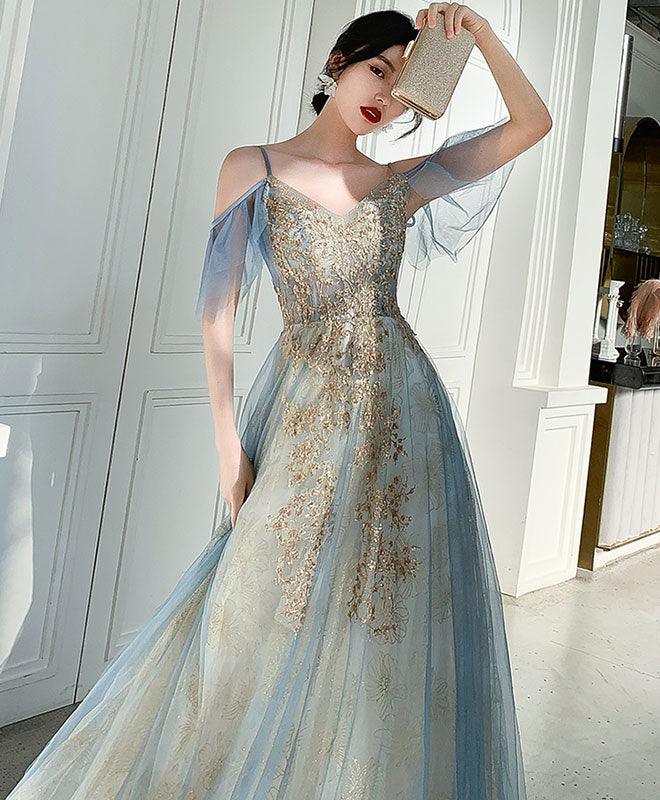 Green Tulle Lace Long Prom Dress, Green Tulle Lace Formal Dress US 14 / Blue Green Tulle Lace Long Prom Dress, Green Tulle Lace Formal Dress US 14 / Blue