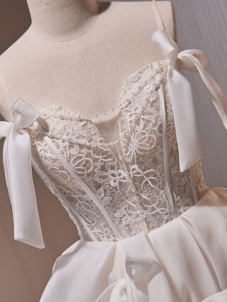 White Short Formal Dresses