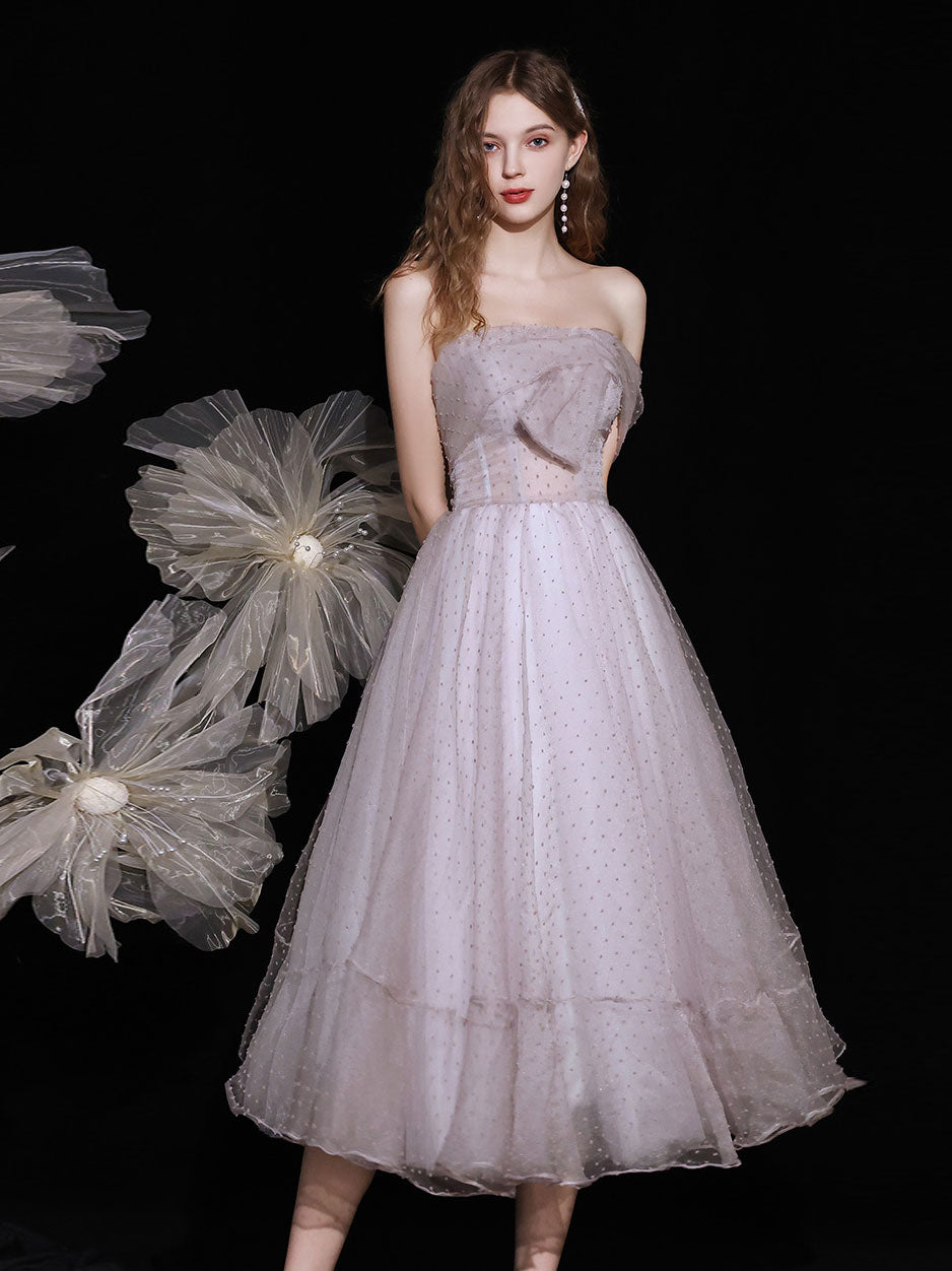 Light Pink Purple Tulle Short Prom Dress , Pink Purple tulle Homecoming Dresses