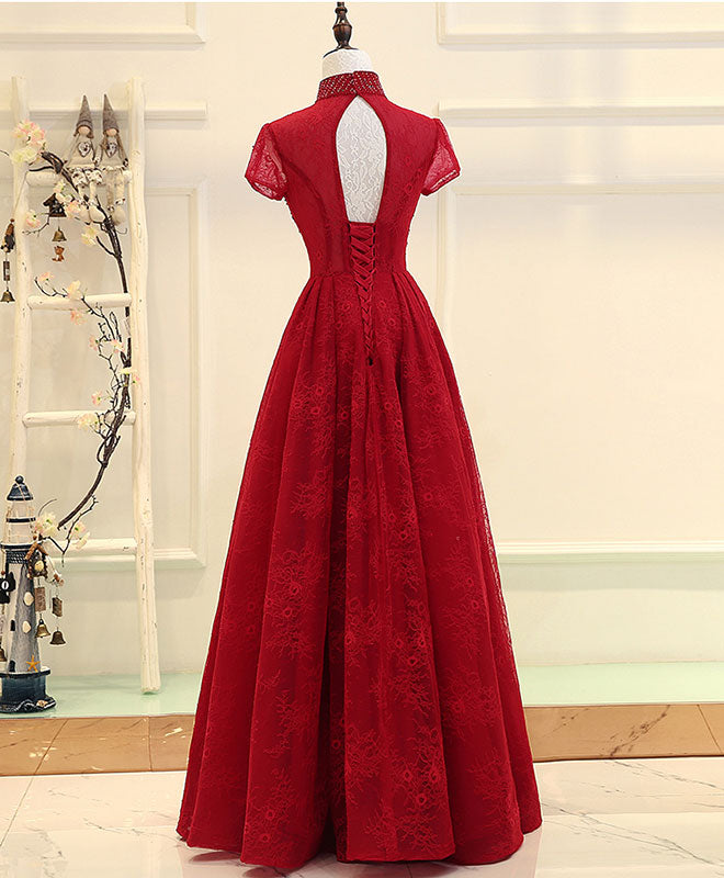 Maxi Dress High Low Dress Burgundy V Neck Burgundy High Low Prom Dresses, Burgundy High Low Maxi Dress High Low Dress Burgundy V Neck Burgundy High Low Prom Dresses, Burgundy High Low