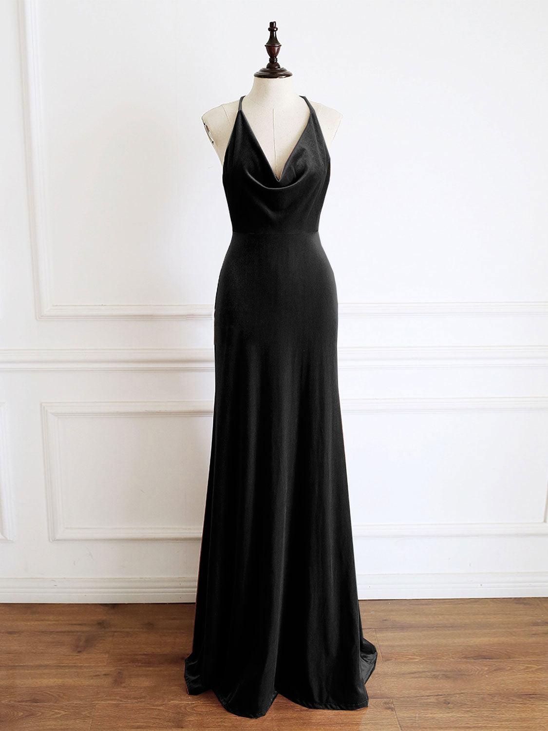 Black Velvet Prom Dresses