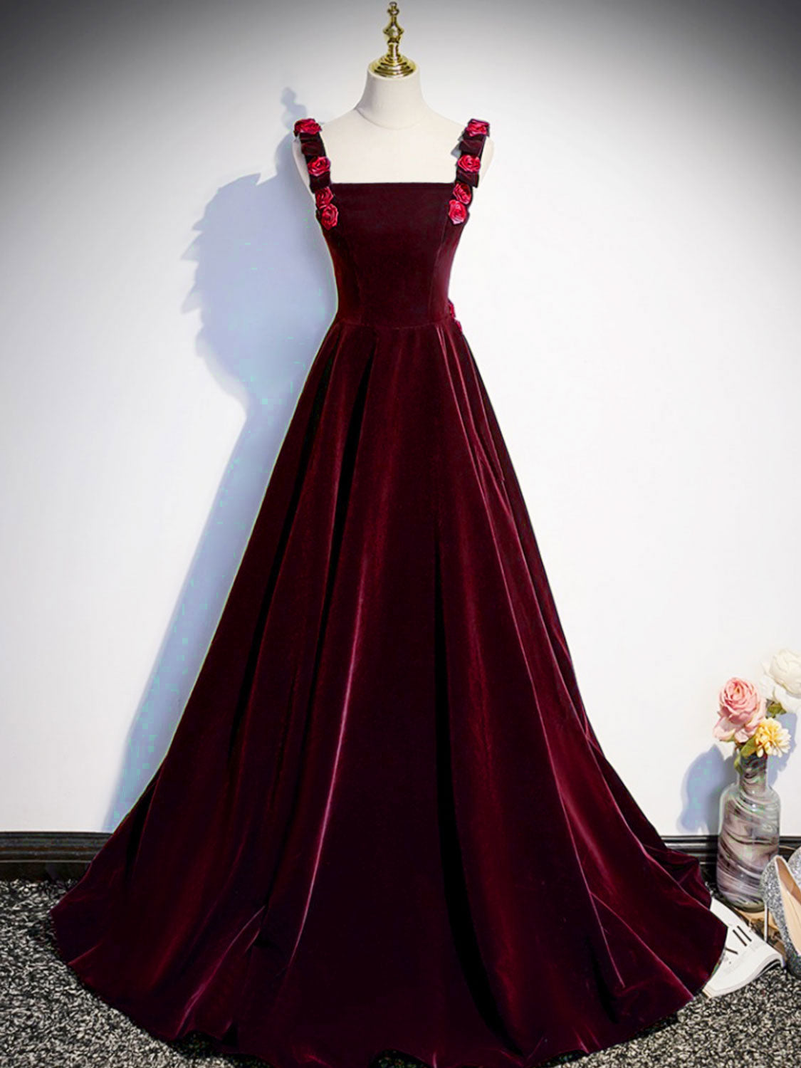 Burgundy Formal Evening Dresses