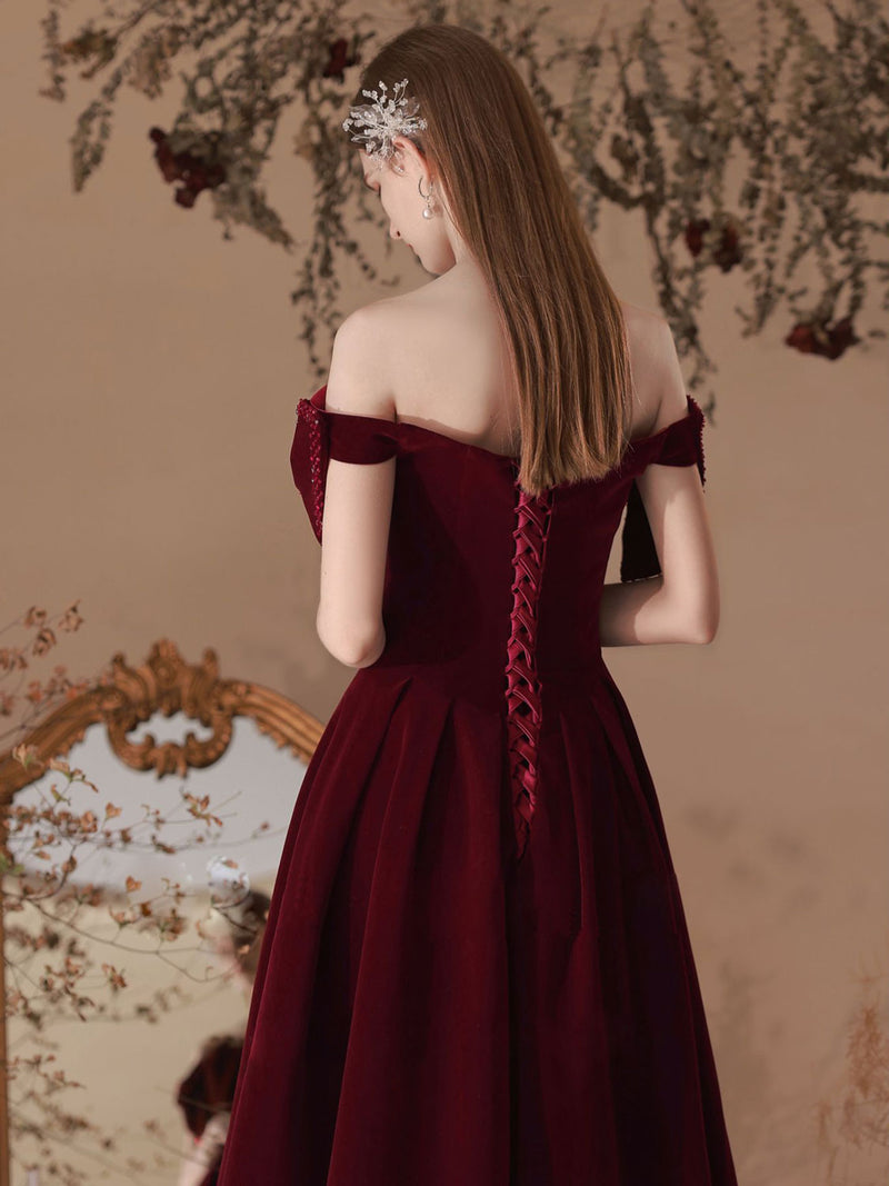  Burgundy Evening Dresses