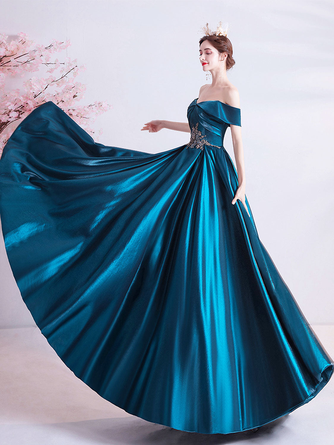 Blue Evening Dress