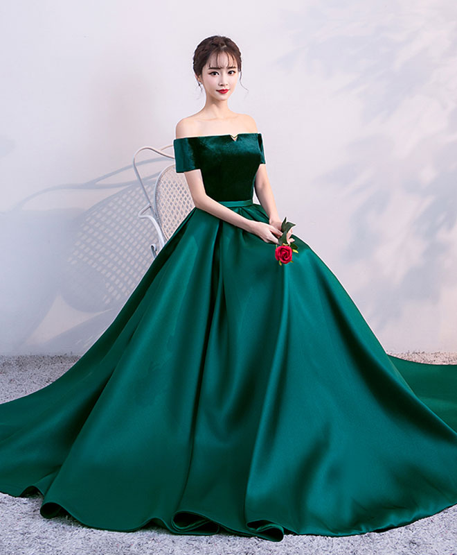 Simple Satin Long Prom Dress, Long Formal Dress shopluu Simple Satin Long Prom Dress, Long Formal Dress shopluu