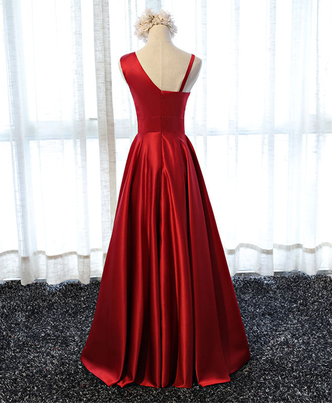 Stylish Satin Long Prom Gown, Formal Dress