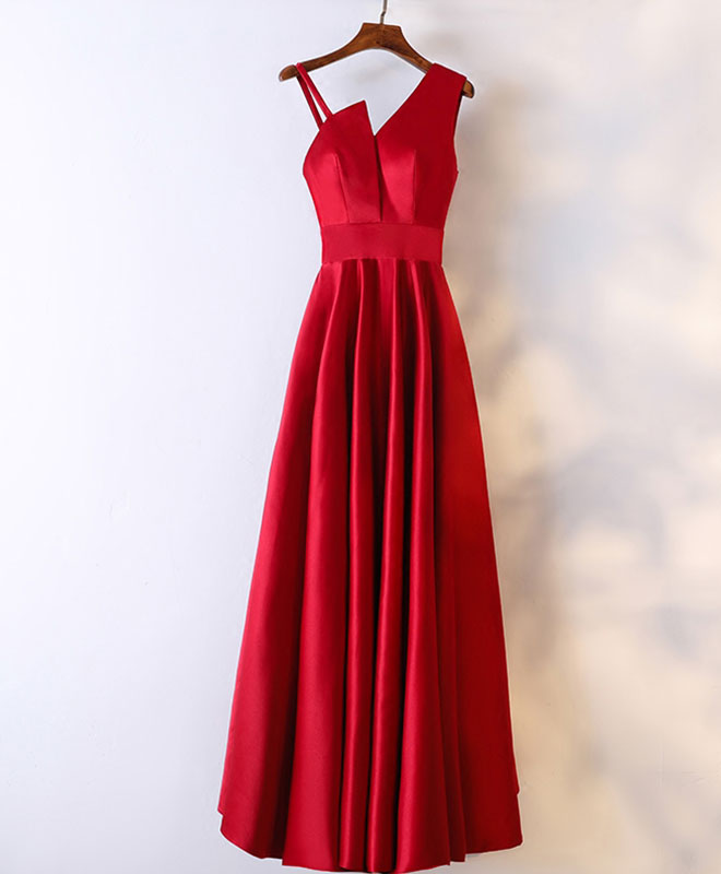 Stylish Satin Long Prom Gown, Formal Dress
