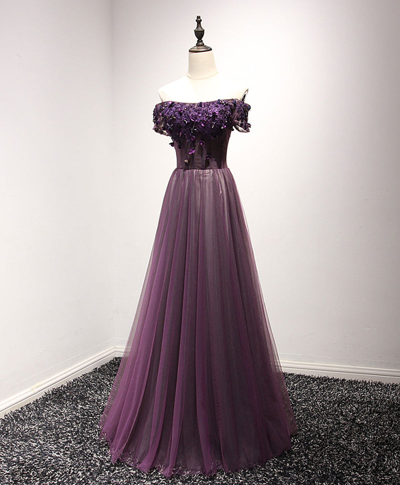 purple lace off the shoulder dress Off Shoulder Purple Lace Long Prom Dresses, Off the Shoulder Purple Fo Eip Collection