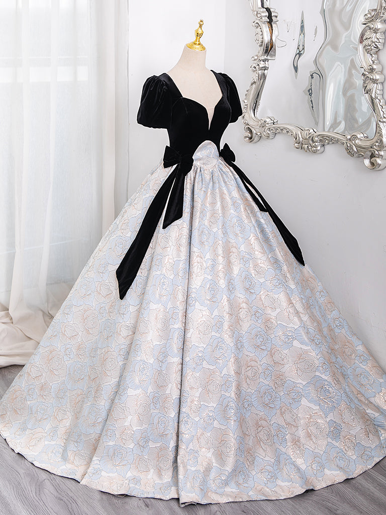 formal dress black white short Black and White short prom dress homecoming dress Us 12