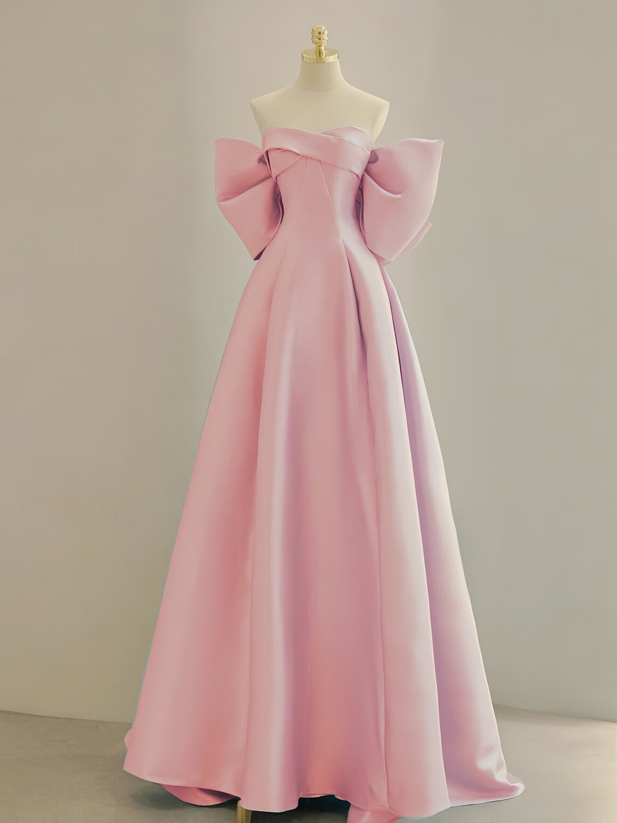 A-Line Sweetheart Neck Satin Purple Long Prom Dress, Purple Evening Dress