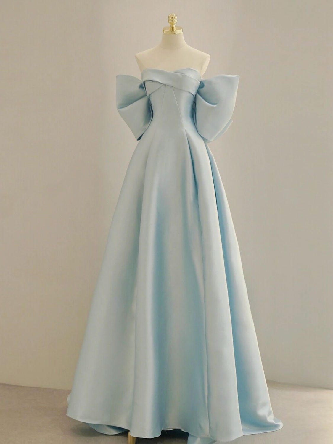 A-Line Sweetheart Neck Satin Purple Long Prom Dress, Purple Evening Dress