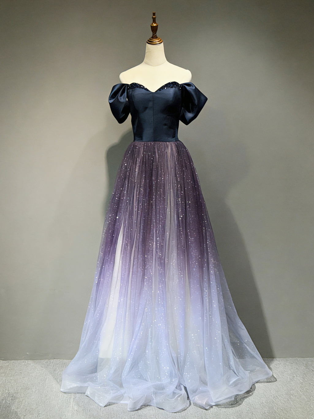 long purple sweet 16 dresses A-Line Off Shoulder Purple Long Prom Dress, Purple Sweet 16 Dress  dresstby