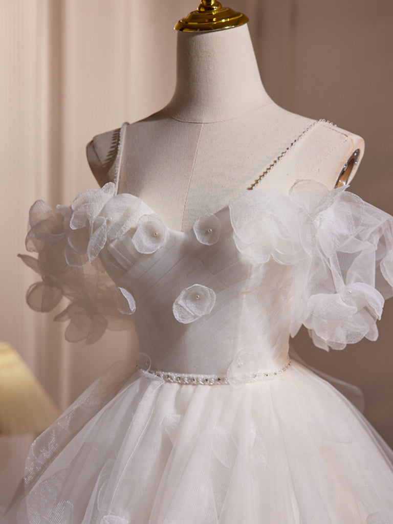 cute off the shoulder white dresses white homecoming dresses Cute A Line Off Shoulder Short White Prom Dresses, Off Shoulder White Homecoming Dresses, White Short Formal Graduation Evening Dresses-parroquiadesanalbertomagno.com