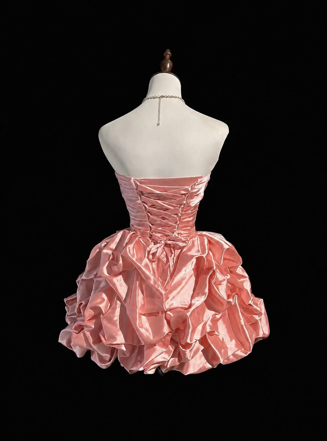 Cute Sweetheart Irregular Short Ball Gown Pink Homecoming Dress