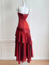 Simple Sweetheart Burgundy Prom Dress, Burgundy Party Dress