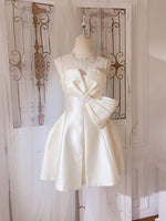 Cute Light Champagne Short Party Dress, Cute Prom Dress