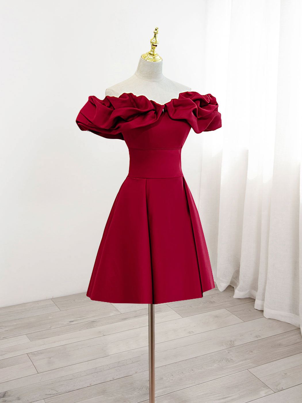 Burgundy Homecoming Dress
