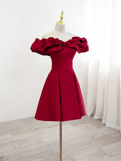Burgundy Homecoming Dress