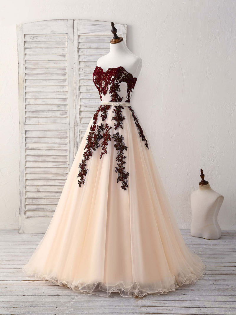 burgundy and cream lace dress Long Sleeve Floral Lace Maxi Dress Burgundy
