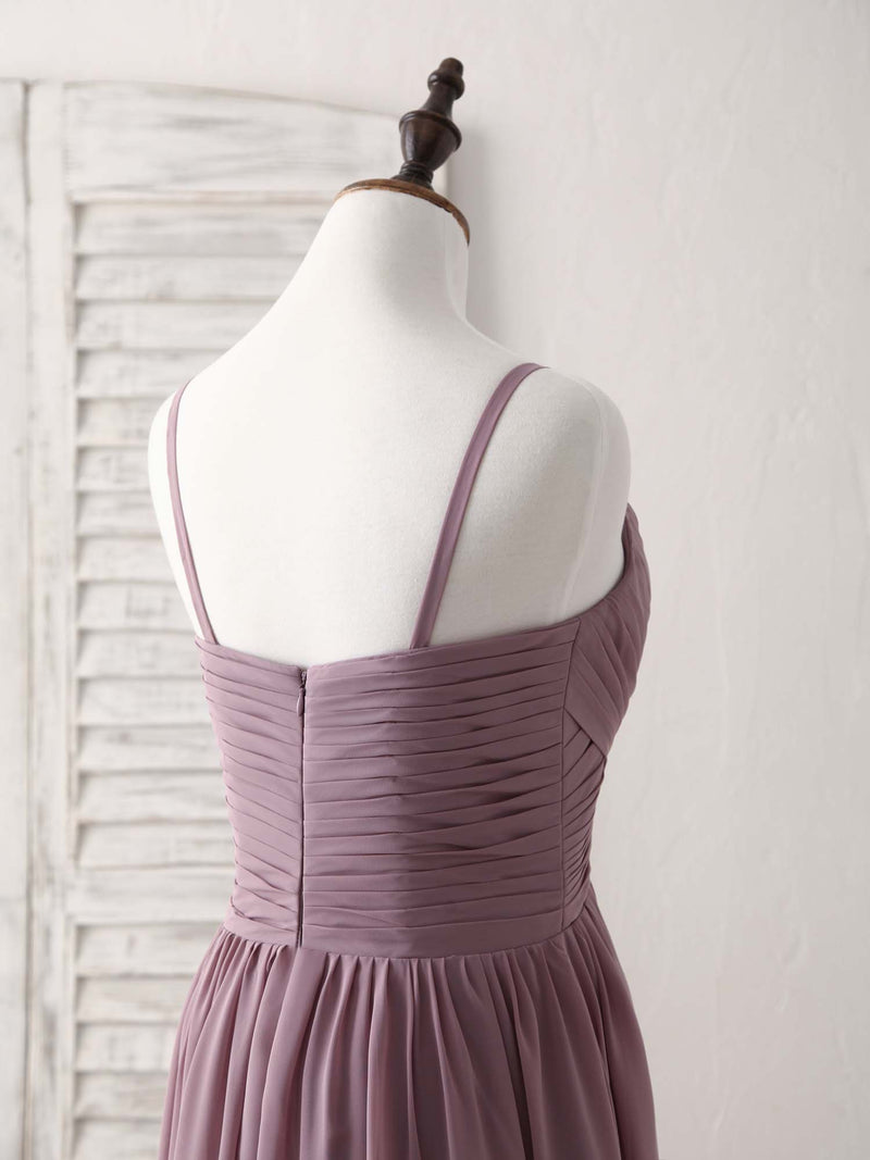 Simple V Neck Chiffon Long Prom Dress Dark Pink Bridesmaid Dress Custom Size / Dark Purple(As picture) Simple V Neck Chiffon Long Prom Dress Dark Pink Bridesmaid Dress Custom Size / Dark Purple(As picture)