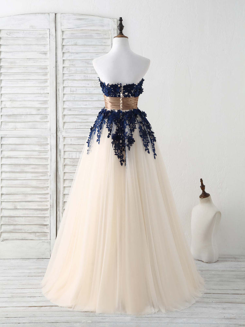 navy blue and white bridesmaid dresses Navy Blue White Blue Bridesmaid Dresses Navy Blue Satin With White Lace Top Floor Length Party