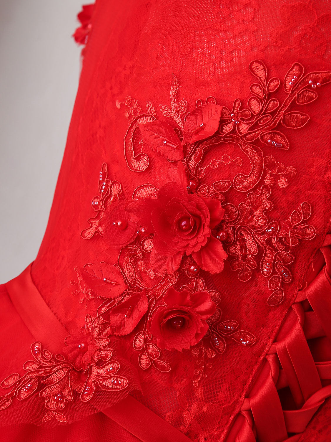 Red Tulle Lace Off Shoulder Short Prom Dress, Red Homecoming Dress US 4 / Red Red Tulle Lace Off Shoulder Short Prom Dress, Red Homecoming Dress US 4 / Red