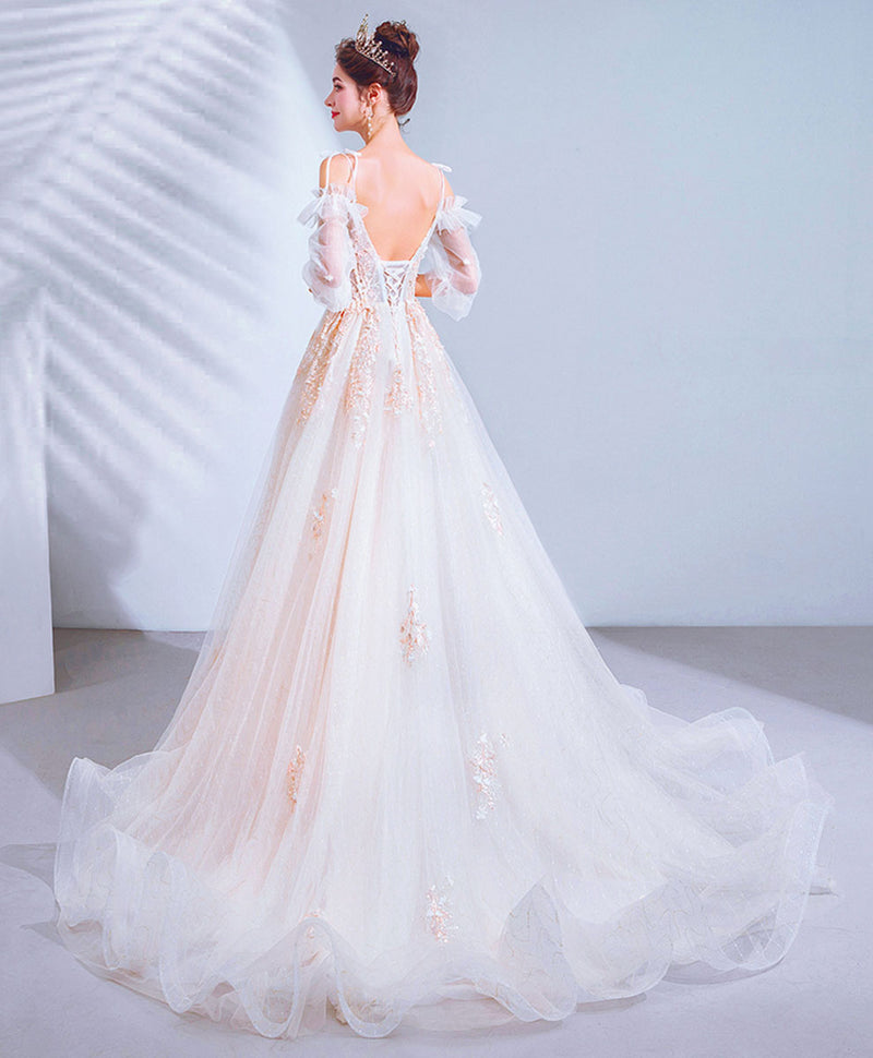 Light Pink Tulle Lace Long Prom Dress Lace Long Evening Dress US 2 / Light Pink (As Picture) Light Pink Tulle Lace Long Prom Dress Lace Long Evening Dress US 2 / Light Pink (As Picture)