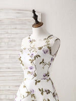 Cute Round Neck Tulle Short Prom Dress, Bridesmaid Dress