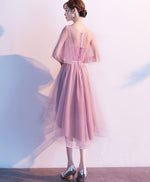 Pink Tulle Short Prom Dress, Pink Tulle Homecoming Dress