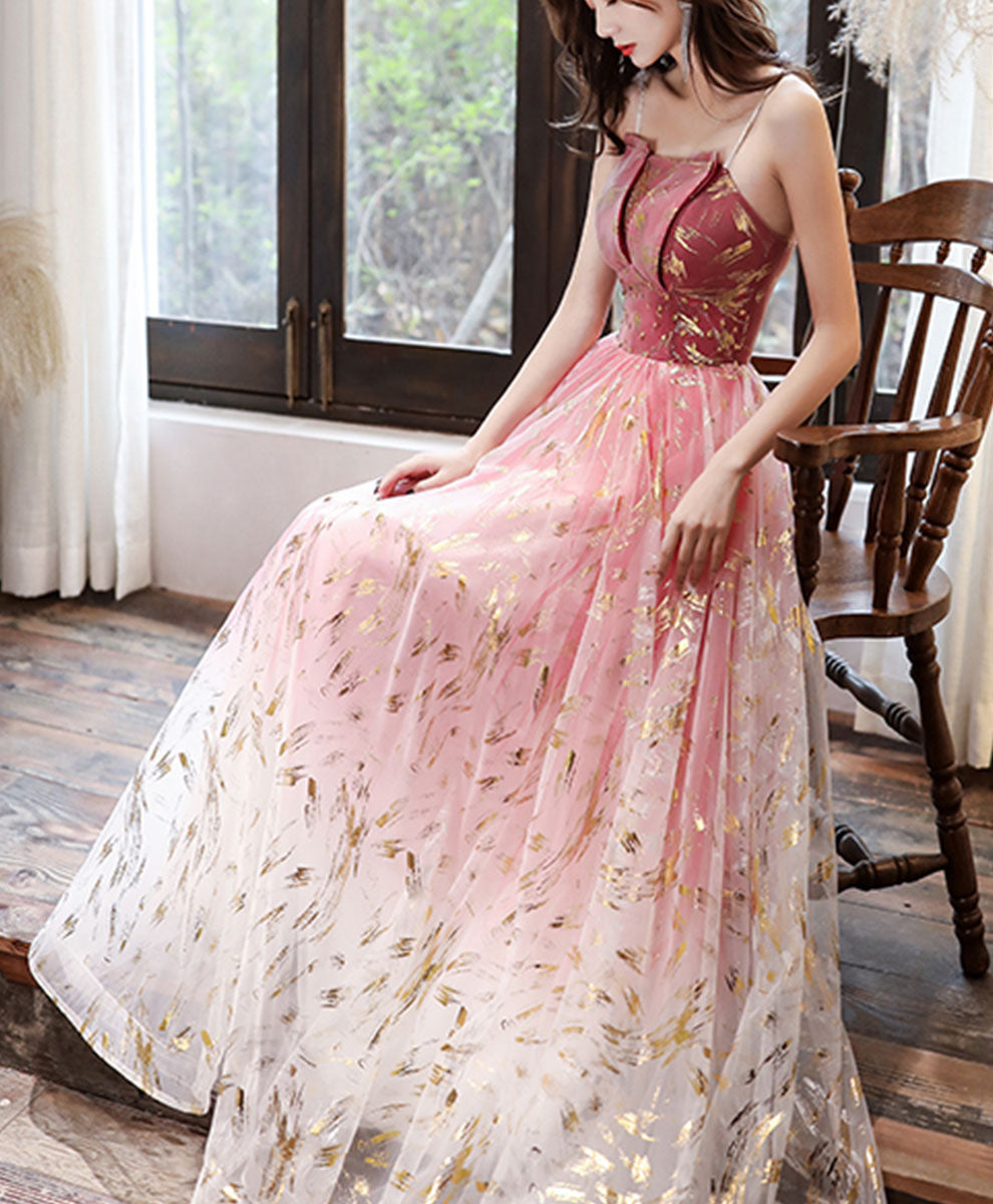 Burgundy Tulle Lace Long Prom Dress Burgundy Formal Dress – shopluu