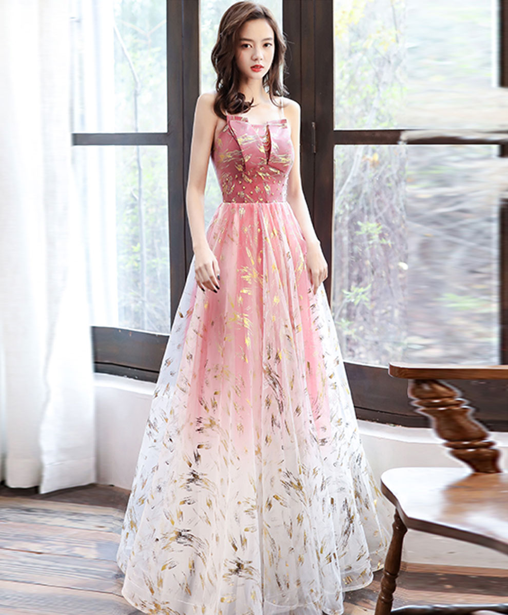 Burgundy Tulle Lace Long Prom Dress Burgundy Formal Dress