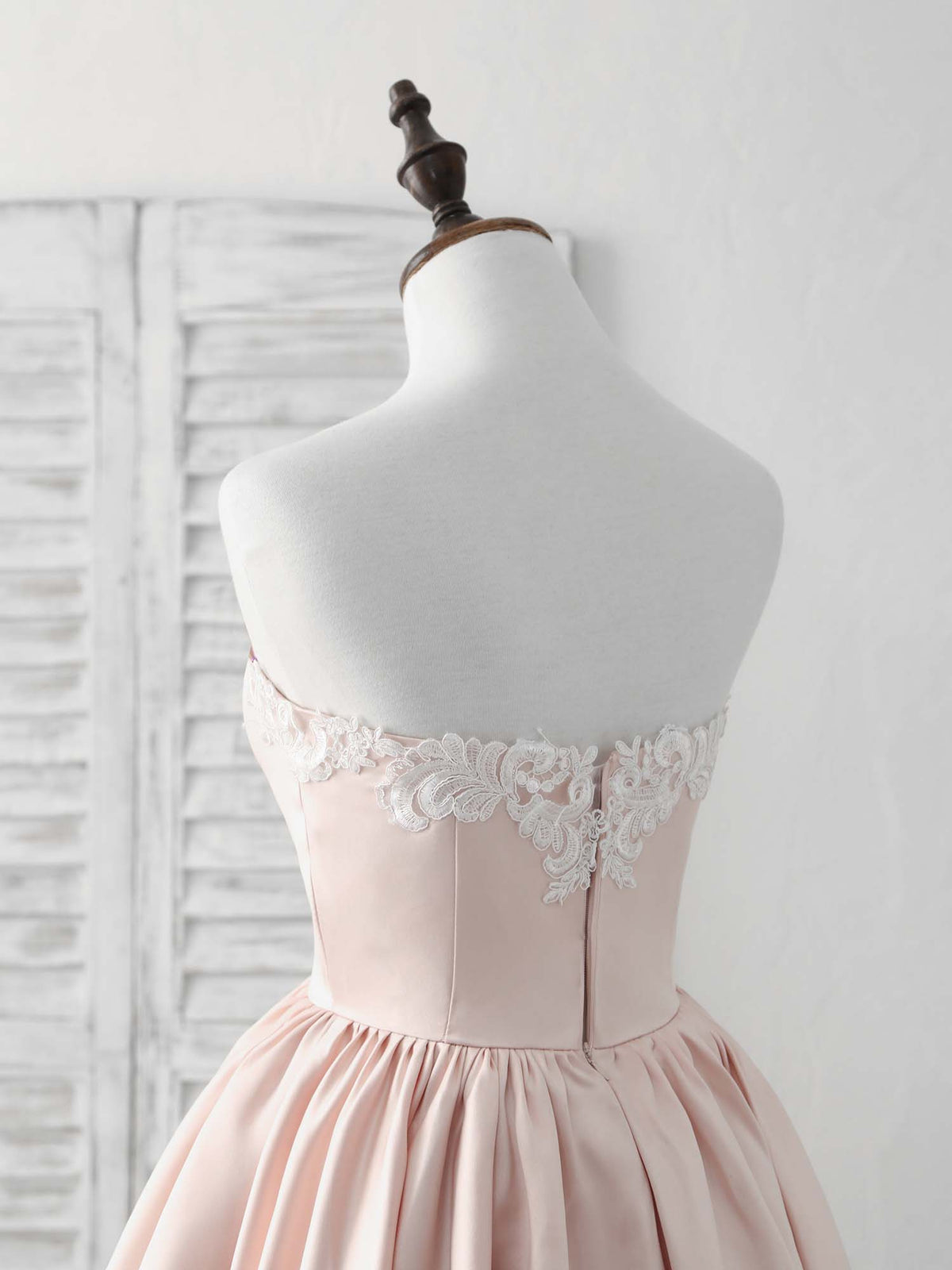 Pink Sweetheart Neck Short Prom Dress Pink Homecoming Dresses