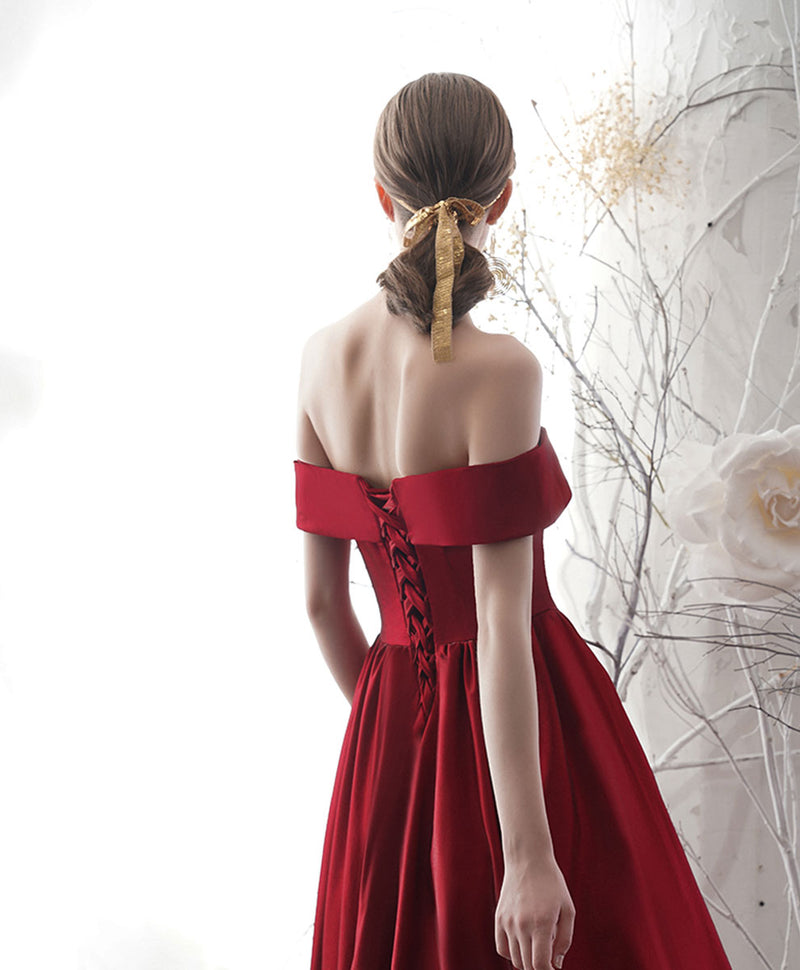 burgundy bridesmaid short dresses V-Neck Elegant Sleeveless Short Chiffon Bridesmaid Dresses