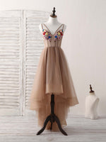 Champagne Short Prom Dresses, Cute Champagne Homecoming Dress