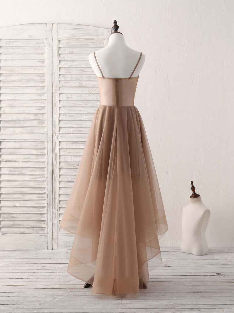 Champagne Short Prom Dresses, Cute Champagne Homecoming Dress