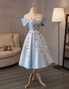 Blue Cute Short Prom Dress, Blue Homecoming Dress