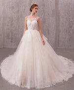 Elegant Sweetheart Tulle Lace Long Wedding Gown Bridal Dress