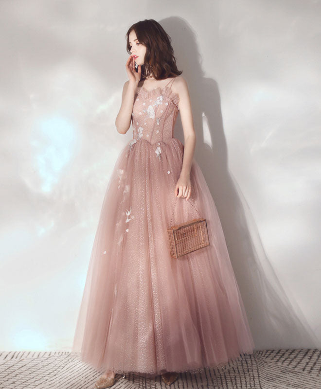 Pink Sweetheart Tulle Prom Dress Pink Tulle Sweet 16 Dress