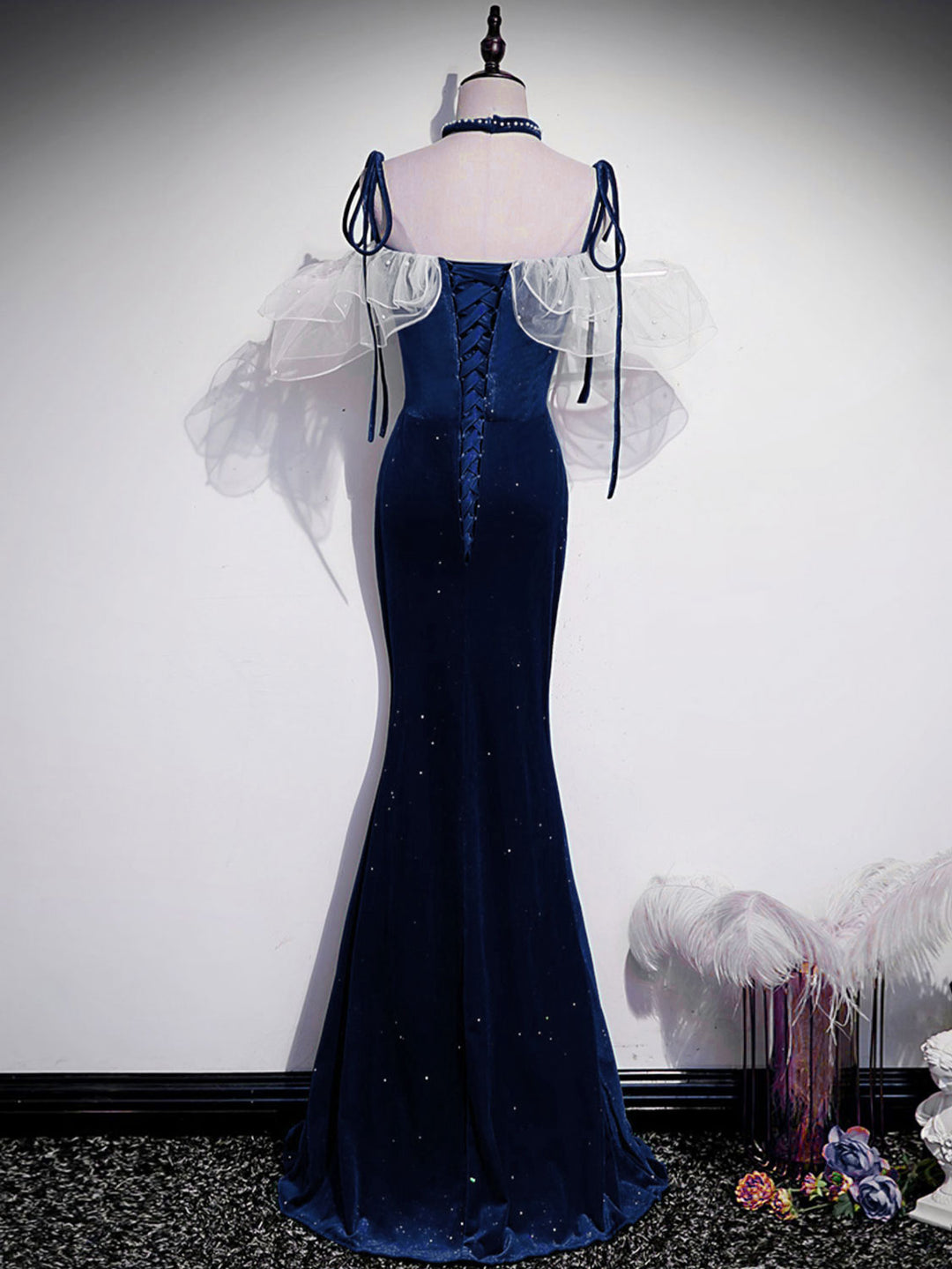 blue tiered maxi dress Princess Polly Women's Chelsea Tiered Maxi Dress - Blue main image 1
