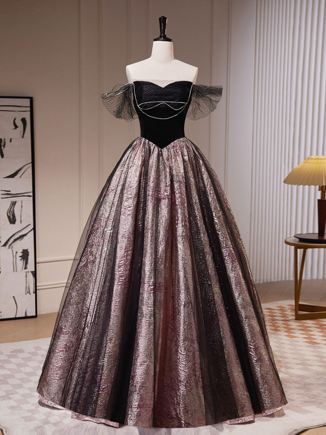 black and silver formal dresses Clarisse 810469 Black/Silver Prom Dress Quality Materials Zapaka Women Black Silver Strapless