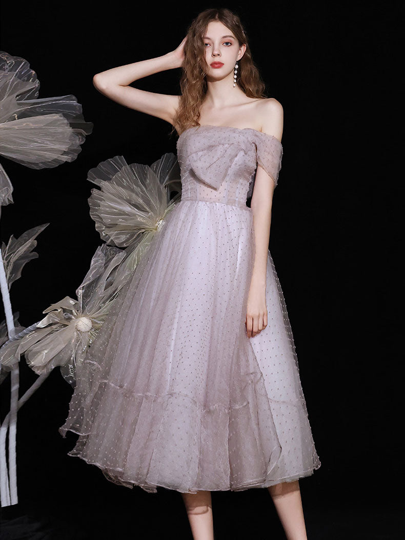 Light Pink Purple Tulle Short Prom Dress , Pink Purple tulle Homecoming Dresses