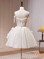 White Short Formal Dress