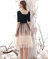 Champagne Tulle Sequin Short Prom Dress Champagne Homecoming Dress